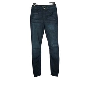 3x1 N&Y Women’s Sz 26 High-Rise Med blue Wash Skinny‎ Jeans Stretch  W3XC50221